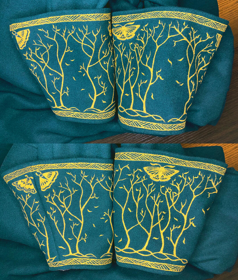Coat Cuffs Commission - Detail